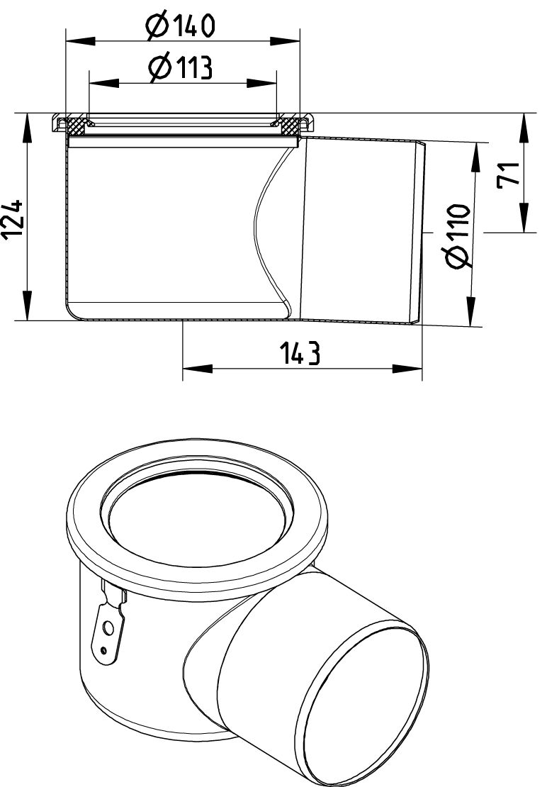 Line Drawing - Lower part-110