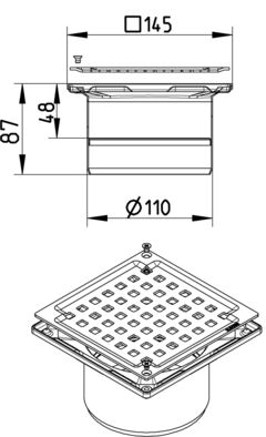 Line Drawing - Upper part-No membrane-145