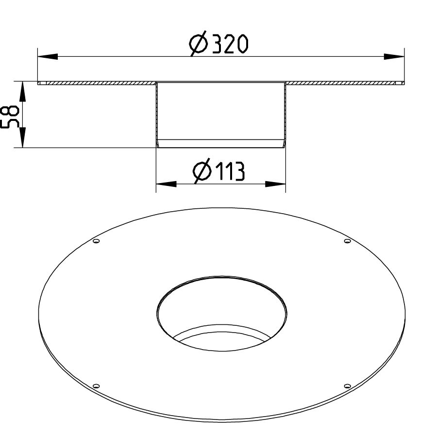 Line Drawing - Intermediate section