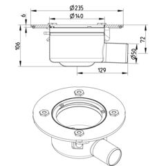 Line Drawing - Marine-lower part-no welding