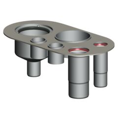 Product Image - Marine-lower part-bimetal flange-aluminium