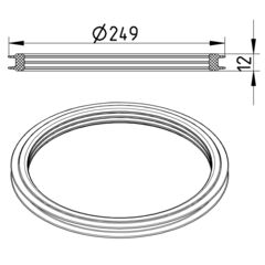 Line Drawing - Spare parts-trap