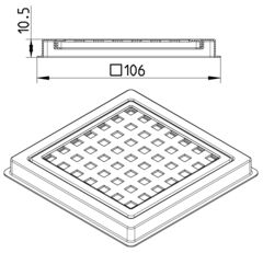 Line Drawing - Spare parts-old-drain