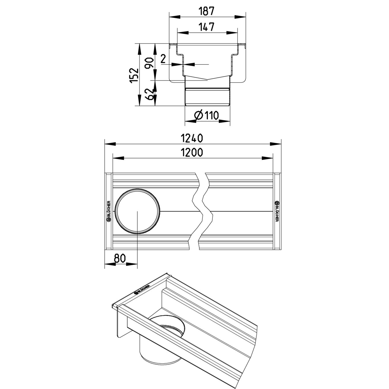 Line Drawing - Channel-No membrane