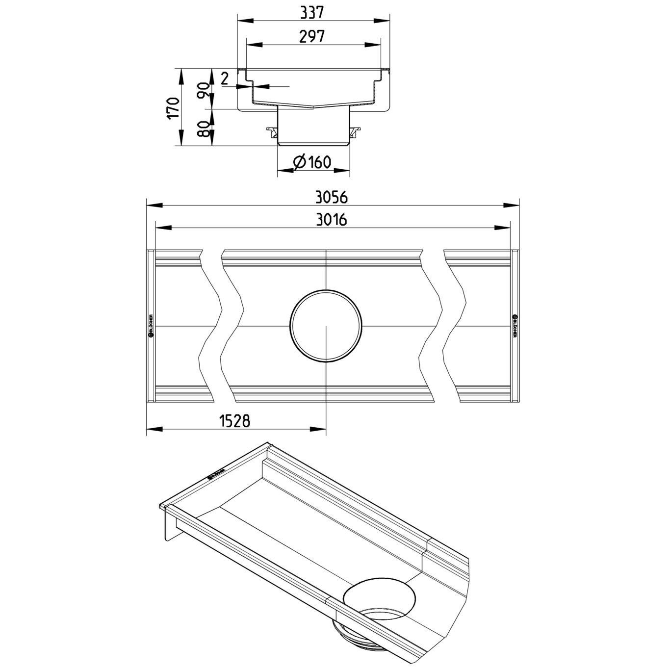 Line Drawing - Channel-No membrane