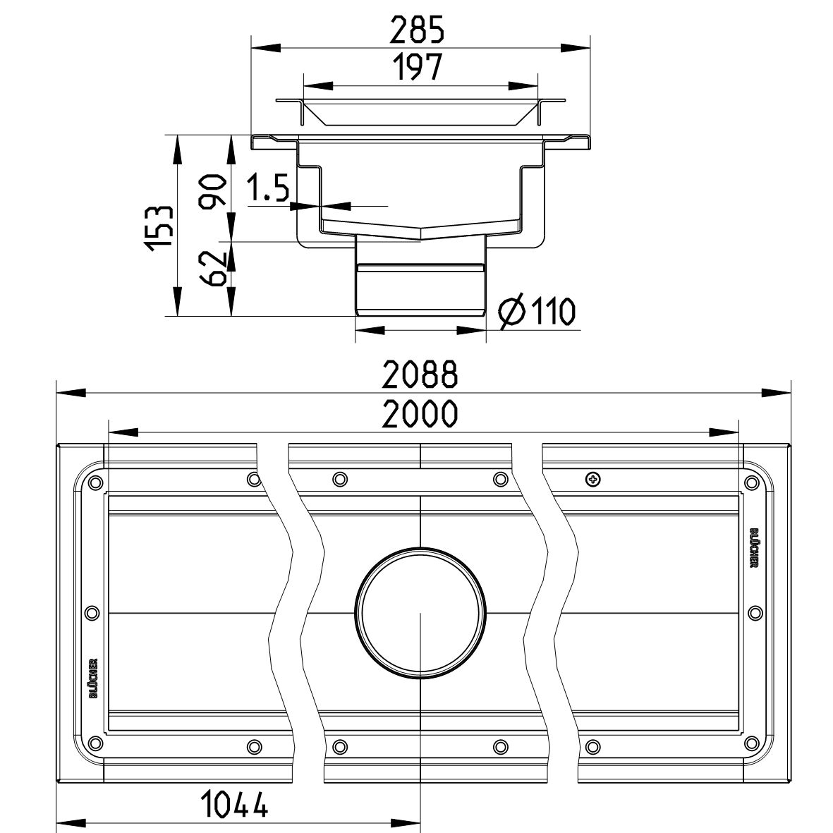 Line Drawing - Channel-Vinyl