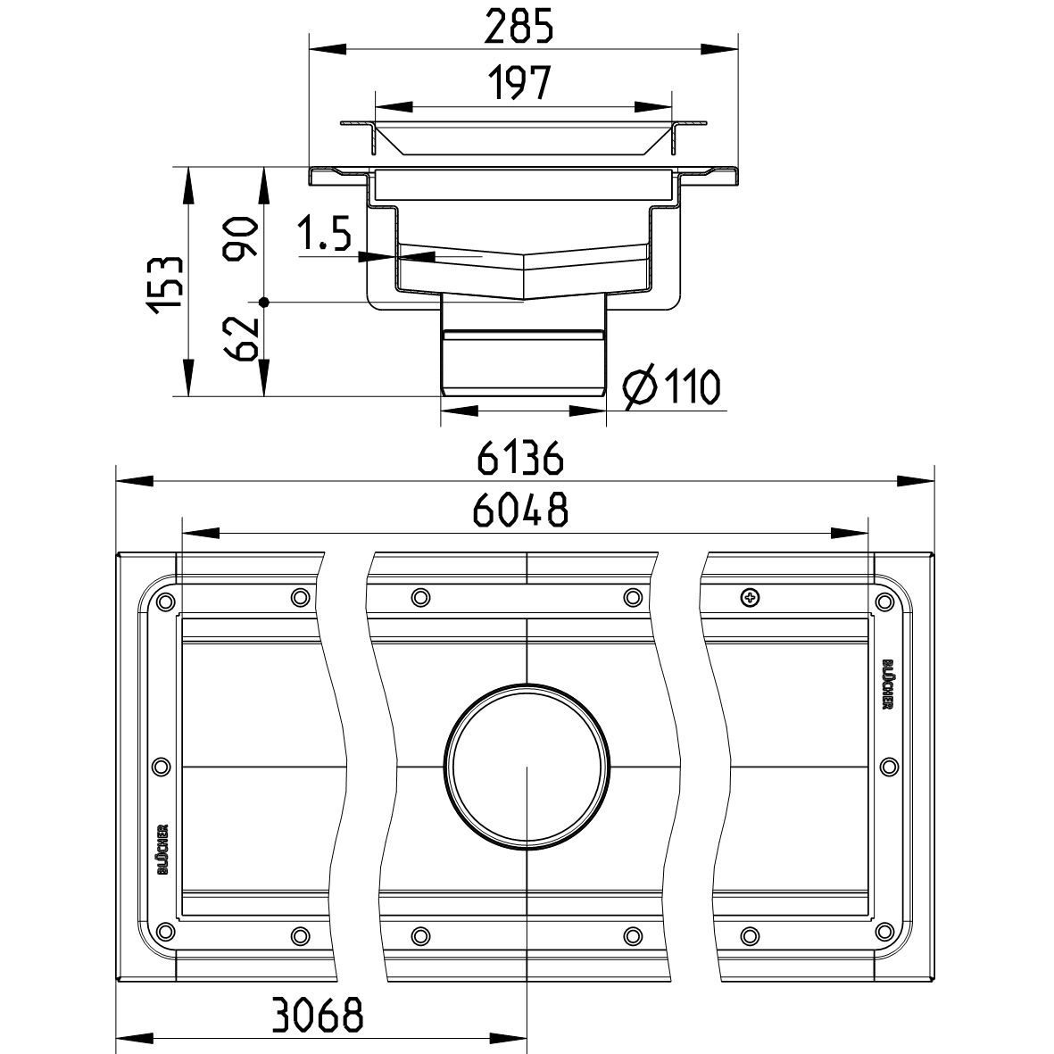 Line Drawing - Channel-Vinyl