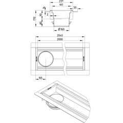 Line Drawing - Channel-Liquid membrane