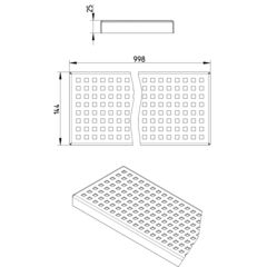 Line Drawing - Grating-Channel-150