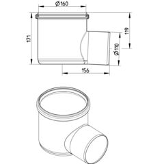 Line Drawing - Lower part-160