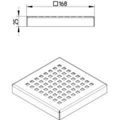 Line Drawing - Grating-Drain-200