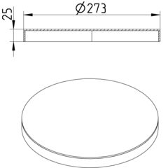 Line Drawing - Grating-Drain-305-Vinyl-332