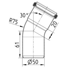 Line Drawing - Bend-30