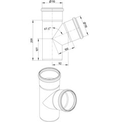 Line Drawing - Branch-67.5