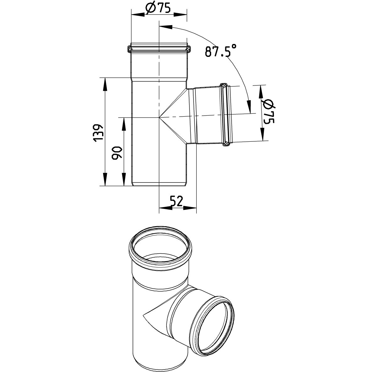 Line Drawing - Branch-87.5