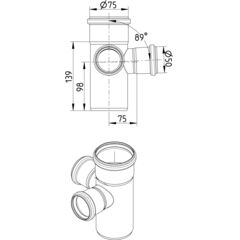 Line Drawing - Double branch-89-90