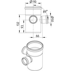 Line Drawing - Double branch-89-90