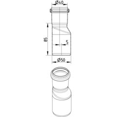 Line Drawing - Increaser-eccentric