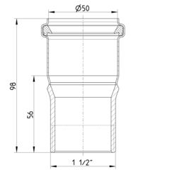 Line Drawing - Adaptor-mail